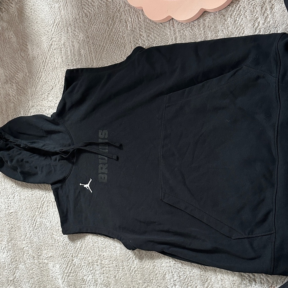 UCLA Bruins Jordan Black Sleeveless Hoodie